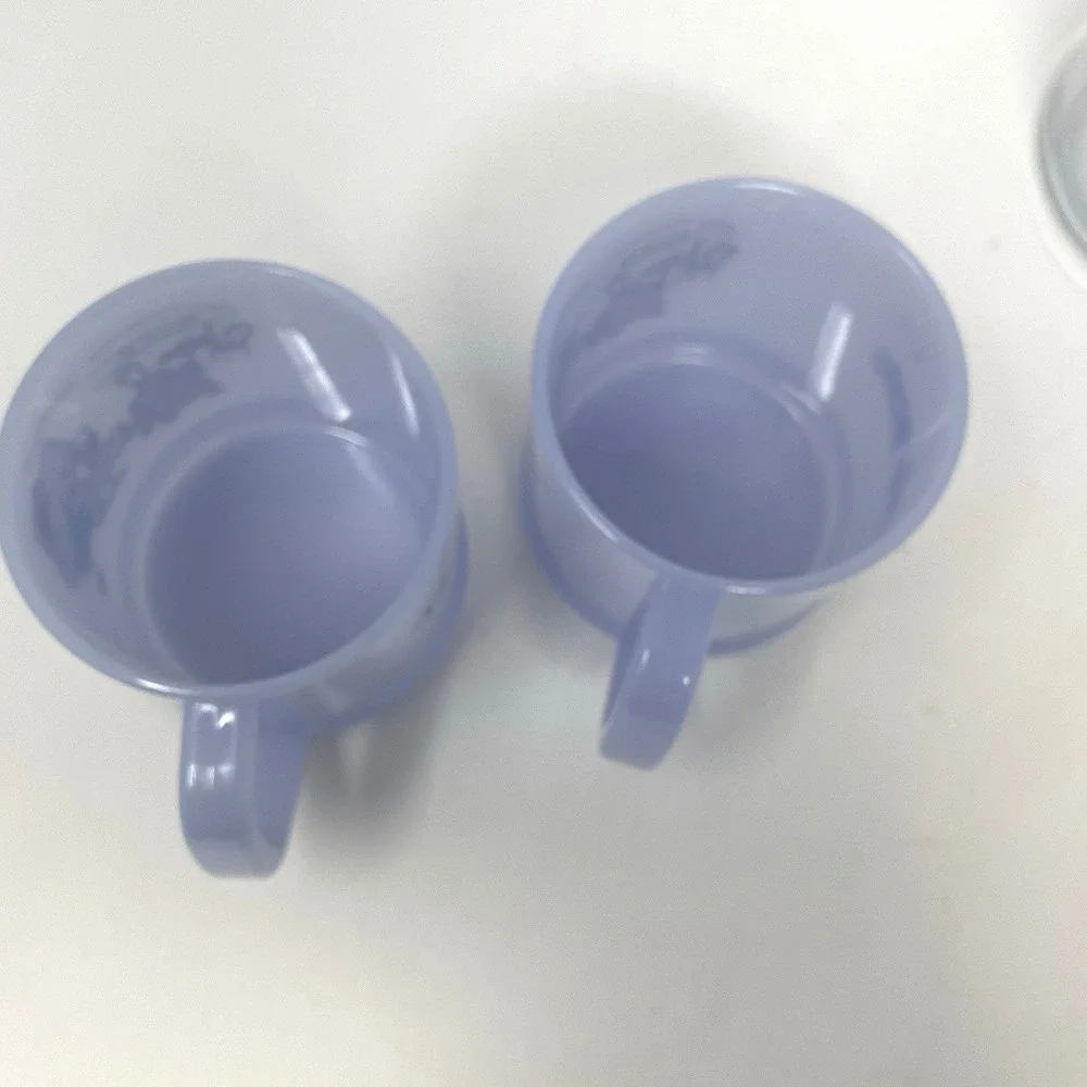 Vtg 2002 Sanrio Hello‎ Kitty Blue Angel Pitcher & Cup Set French Angel Rare Y2K